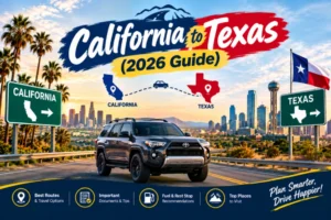 California to texas shipping